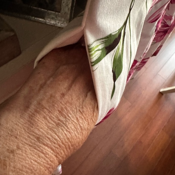 Roz & Ali Pink Floral A-Line Skirt - Picture 10 of 11